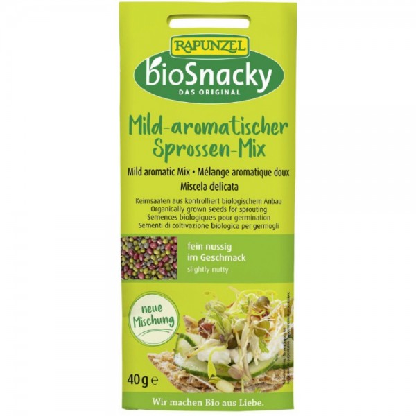 Mix de seminte aromate pentru germinat bio Rapunzel BioSnacky